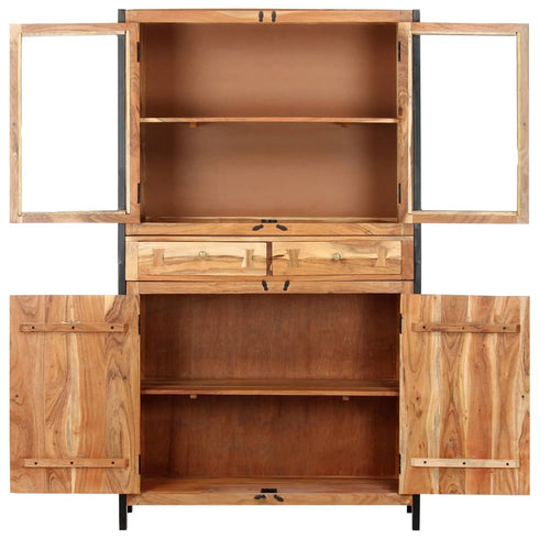 Rustika Rowe -  Highboard 100x40x175 cm Solid Acacia Wood